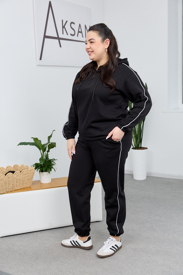 Костюм 26.2727 б Костюмна лакоста, колір Чорний, 48(XL), 50(ХХL), 52(3XL)