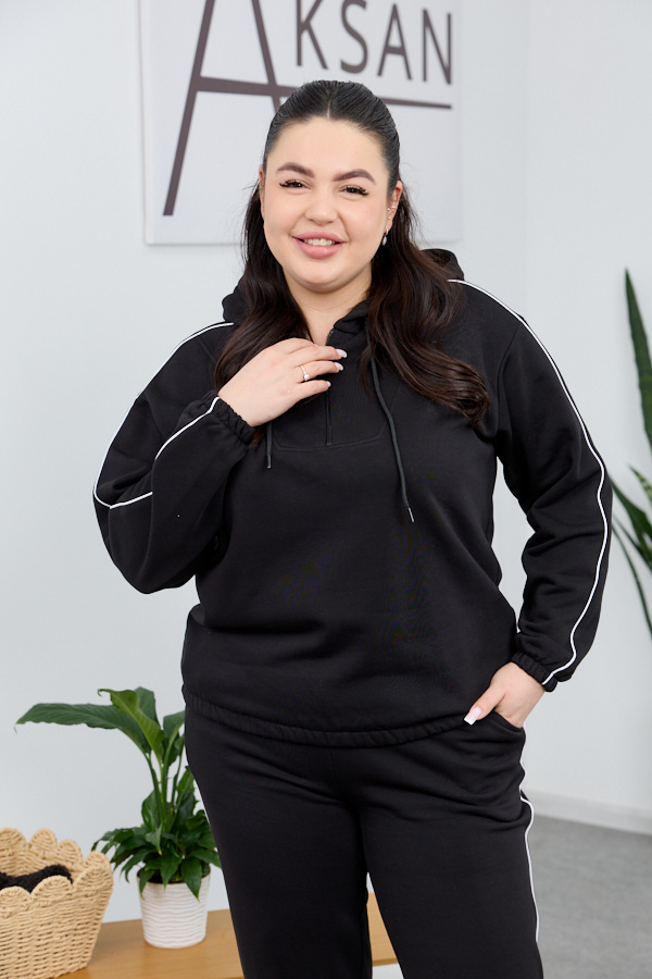 Костюм 26.2727 б Костюмна лакоста, колір Чорний, 48(XL), 50(ХХL), 52(3XL)