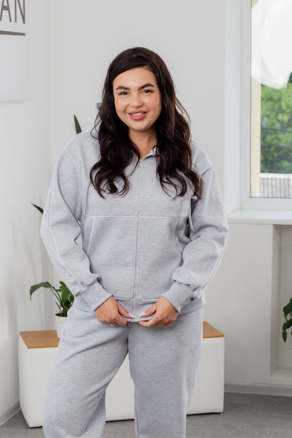 Костюм 26.2727 б Костюмна лакоста, колір Меланж, 48(XL), 50(ХХL), 52(3XL)