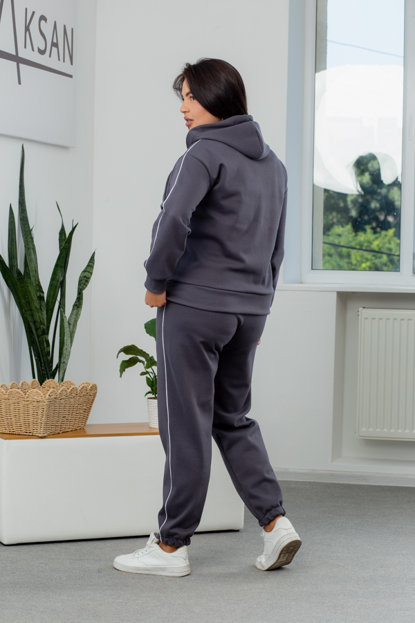 Костюм 26.2727 б Костюмна лакоста, колір Графіт, 48(XL), 50(ХХL), 52(3XL)