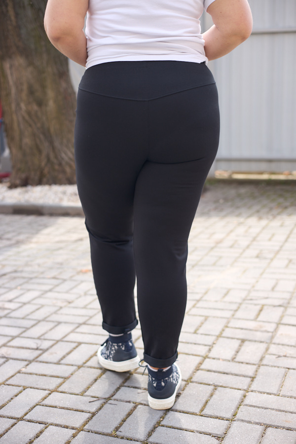 Штани 26.1530 б Трикотаж двухнитка, колір Чорний, 50(ХХL), 52(3XL), 54(4XL)
