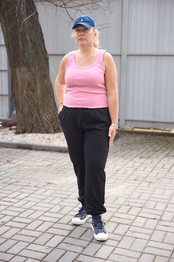 Штани 26.2730 б Трикотаж двухнитка, колір Чорний, 48(XL), 50(ХХL), 52(3XL)