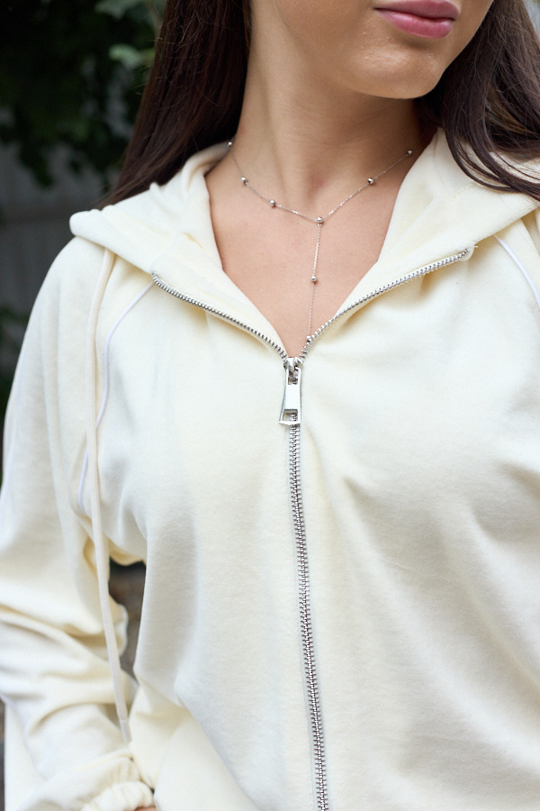 Костюм 26.3001 н Велюр котон, колір Ніжно лимонний , 40(XS), 42(S), 44(М)