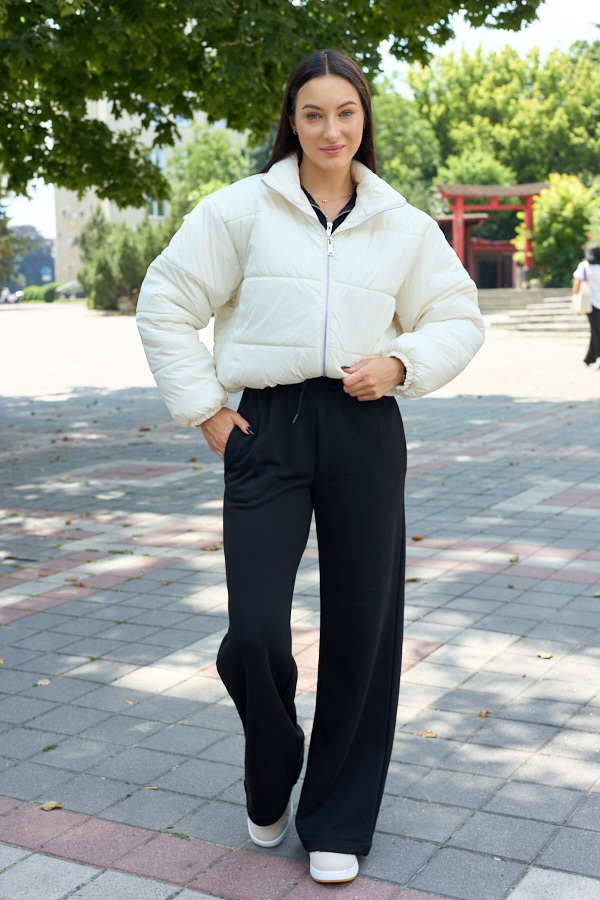 Куртка 26.3026 н Плащівка Лаке, колір Молочний, 40(XS) – 42(S), 44(М) – 46(L), 48(XL)-50(ХХL)