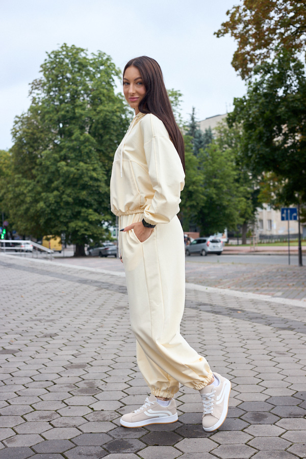 Костюм 26.3030 н Трикотаж двухнитка, колір Банановий, 40(XS), 42(S), 44(М)